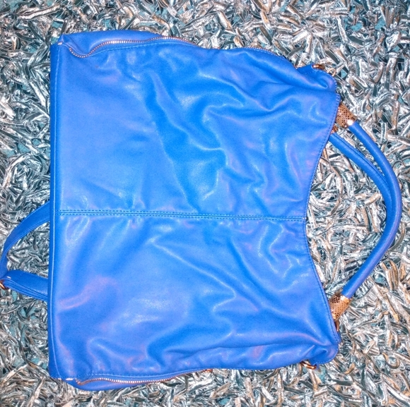 Blue messenger bag - Picture 2 of 4